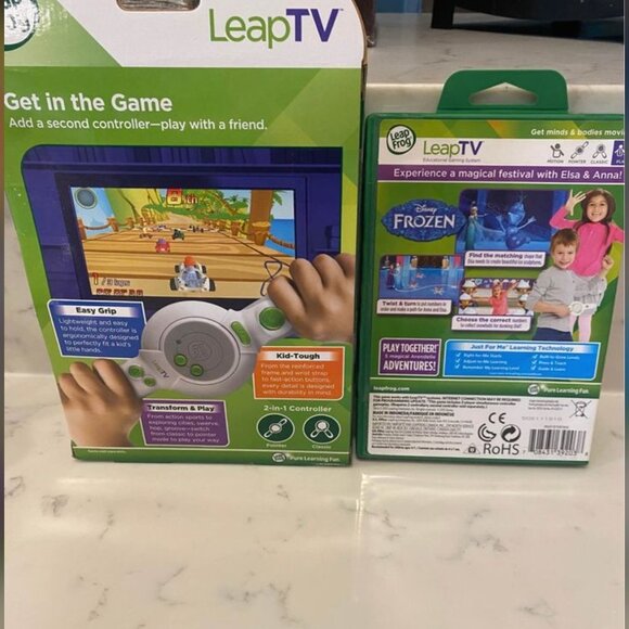 LEAP TV TRANSFORMING CONTROLLER & DISNEY FROZEN MATHEMATICS NEW IN BOX - Picture 2 of 2